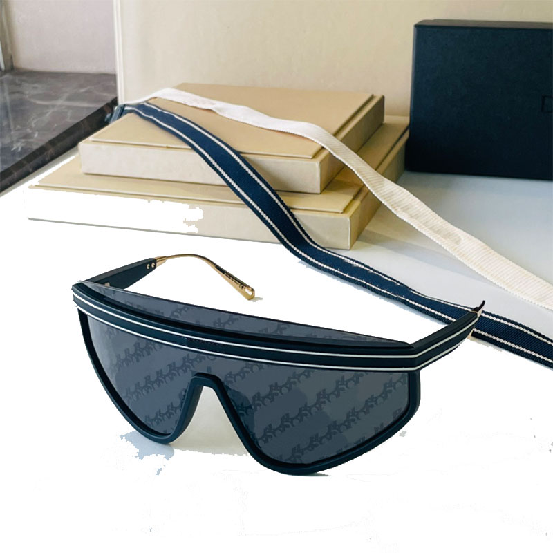 

Designer Sunglasses Men Women outdoor protection Simple Style Glasses half frame one mirror CLUB M2U sunglasses Original Box