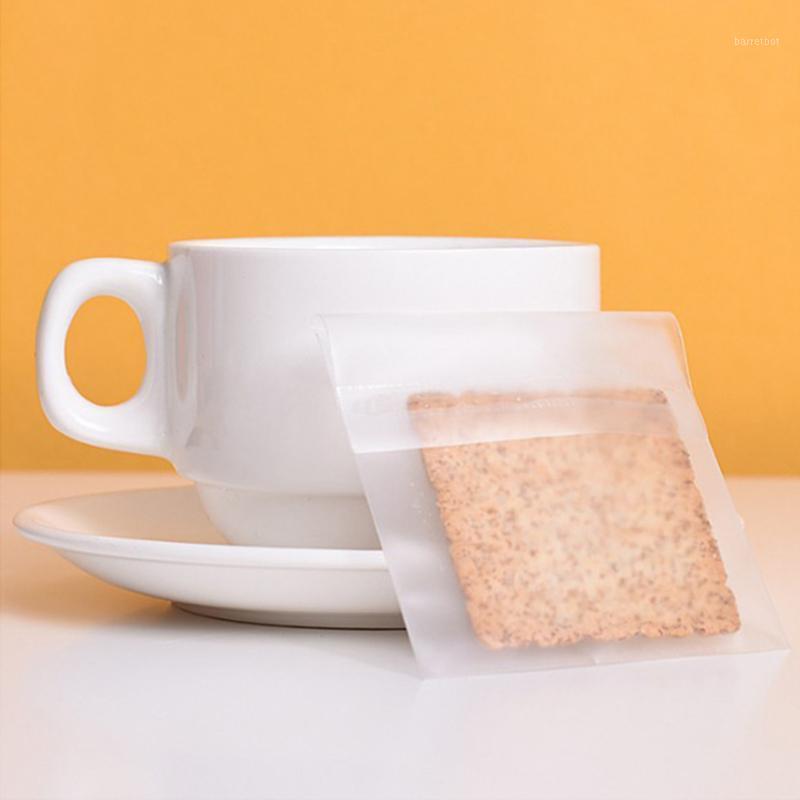 

100pcs / Package Translucent Frosted Biscuit Bag Baking Bag Handmade Pastry1