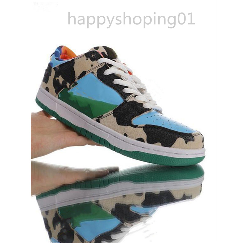 

New fashion of 2021 Ben&Jerry's x SB Dunk "CHUNKY DUNKY" running shoes blue and green sports skateboard sports training shoes, Black