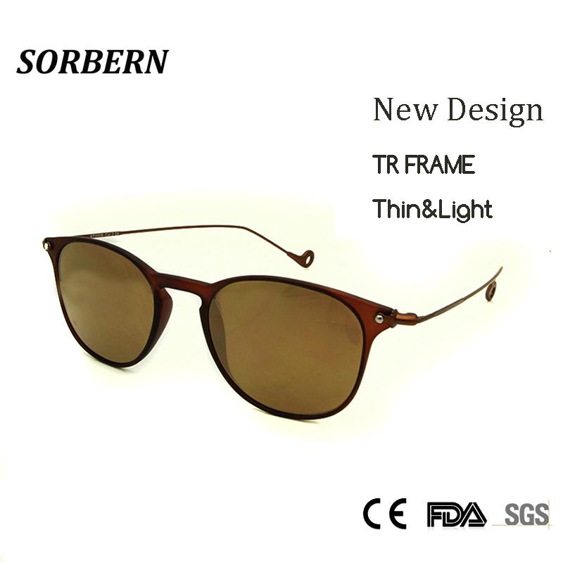 

SORBERN New 2020 Luxury Italy Brand Desinger Round Sunglasses Vintage oculos Women's Sunglasses Men UV400 Coating Lens