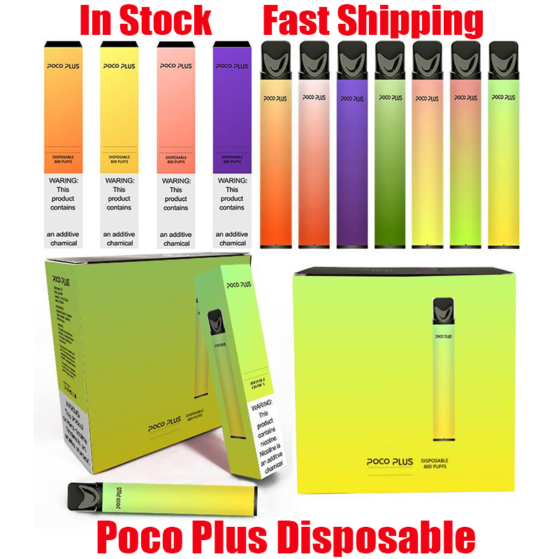 

Authentic POCO PLUS Disposable Device Kit 3.2ml Pods 800 Puff 550mAh Battery Vape Stick Pen For XXL Ezzy Super Kangvape Onee 100% Genuine