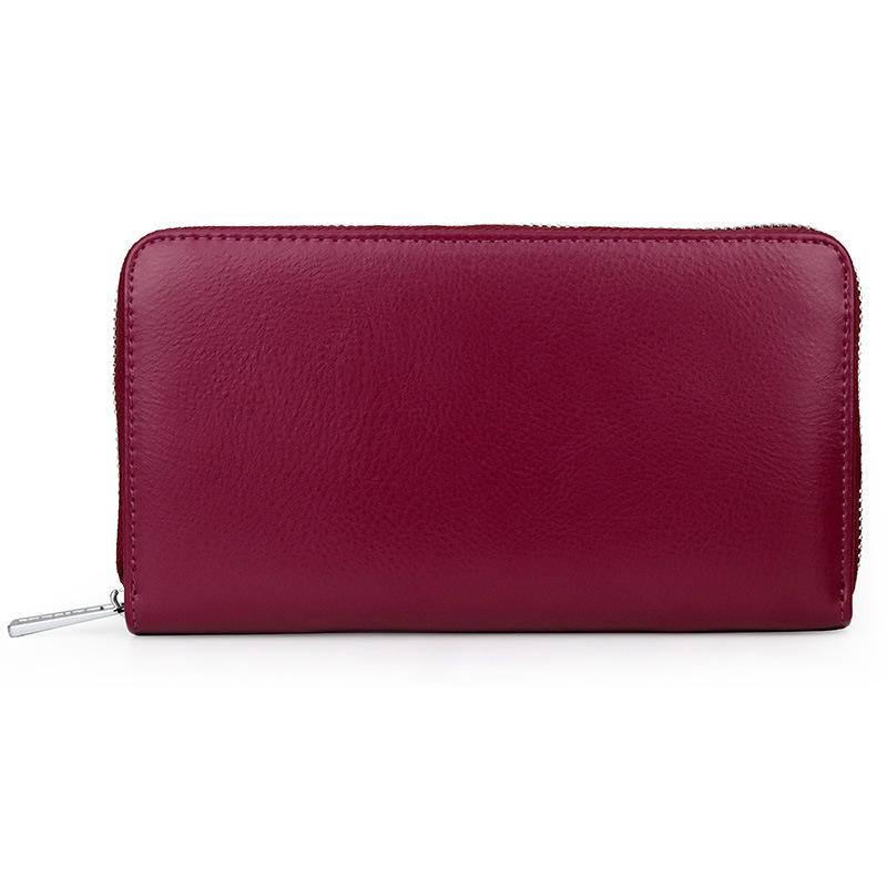 

New Long Wallet fashion large capacity business card bag, Black