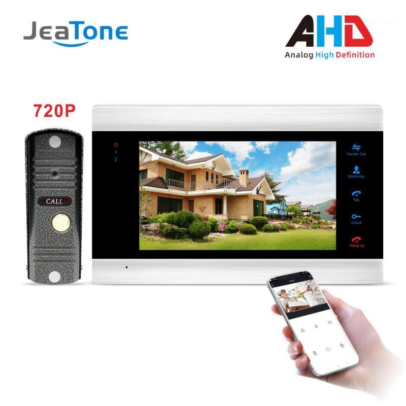 

720P/AHD 7'' WiFi Smart Video Door Phone Intercom System with AHD Doorbell Camera Free App Remote Unlock Access Control System1