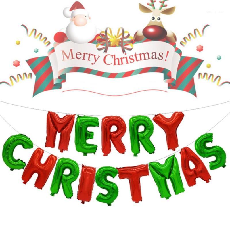 

Merry Christmas Durable Aluminum Film Balloons Xmas Home Bar Mall Party Hanging Holiday Decoration Christmas Decor1