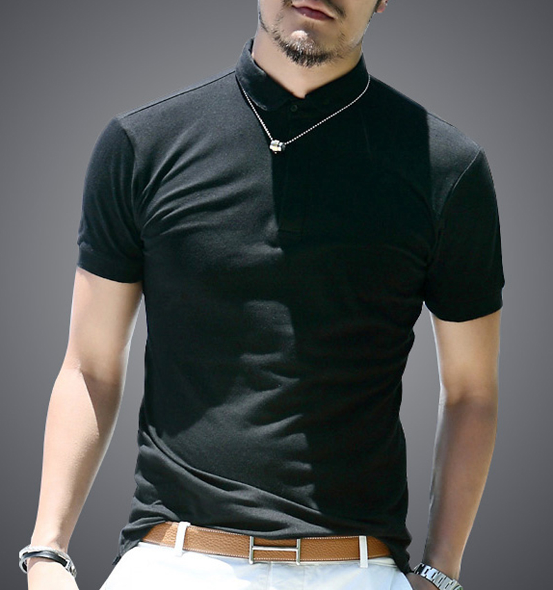 

2021 The New Polo Designer Polos Cotton Shirt Short Men' Shirts New Pl003-2 Nosb, Light grey