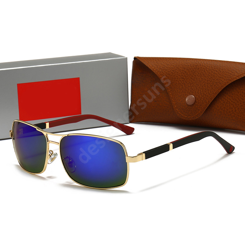 

2021 New Fashion Round Sunglasses Men Women Brand Designer Eyewear Glasses Mirrored Sun glasses uv400 Goggle with cases and box