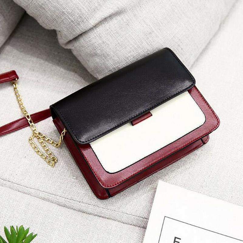 

Fashion 2021 Women Messenger Bags Small Shoulder Bag Female Handbag Purse PU Leather Crossbody Bag for Ladies, Black