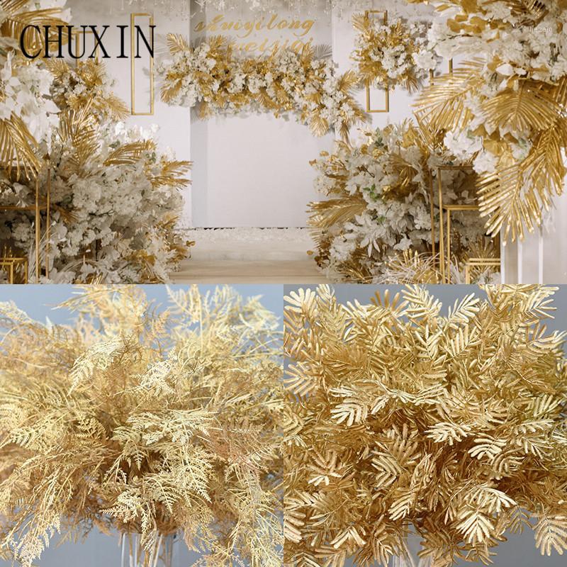 

Golden series wedding decoration artificial flowers Plastic silk flowers various styles home wedding flower row road materials1, 15