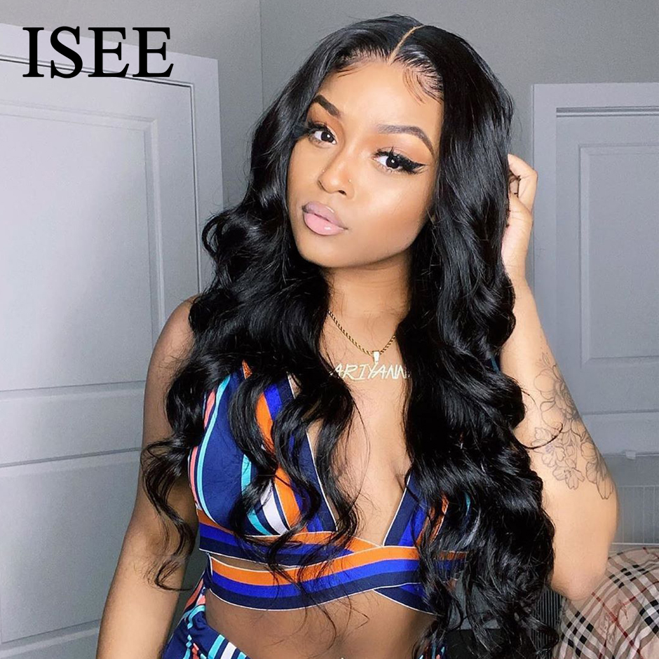 

Full Lace Wigs For Black Women Pre Plucked Full Lace Human Hair Wigs With Baby Hair Brazilian Body Wave Wig Remy, Natural color
