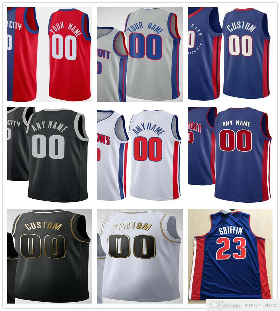 

Printed Blake 23 Griffin Mason Plumlee Delon 55 Wright Jerami 9 Grant Derrick 25 Rose Sekou 45 Doumbouya Killian 7 Hayes Josh Jackson Jersey, Men white