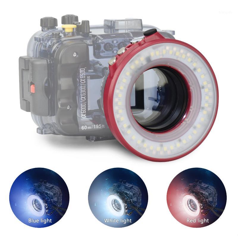 

Waterproof Camera Flash Ring Light Underwater 40m 130ft Round Speedlite Flash for Seafrogs waterproof camera Housing case1