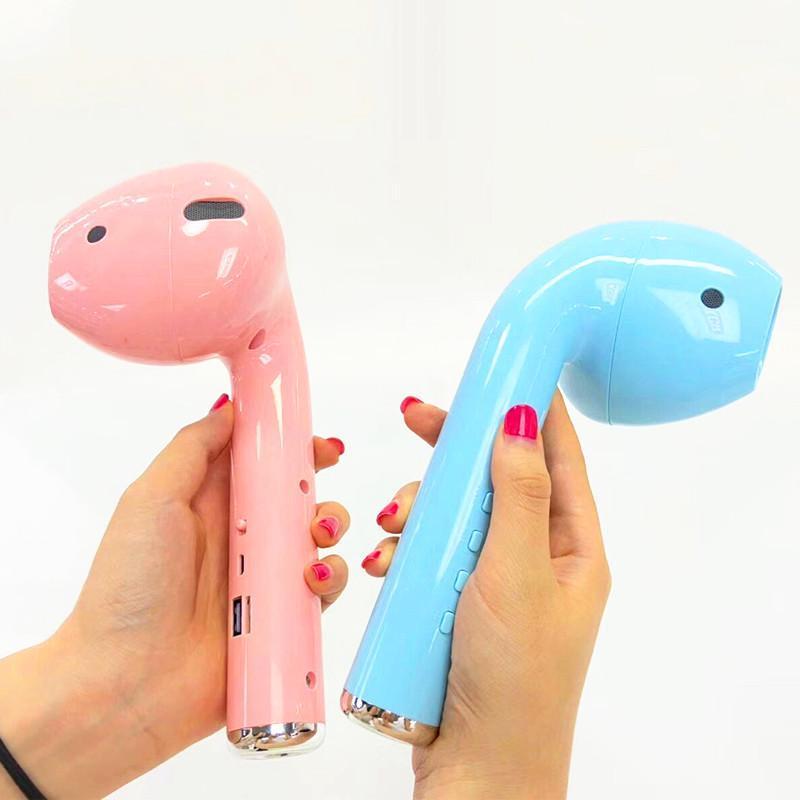 

GIAUSA Giant Headset Wireless Bluetooth Speaker Airbuds Portable Soundbar Surround Music Loudspeaker Altavoce Support AUX Mic TF1