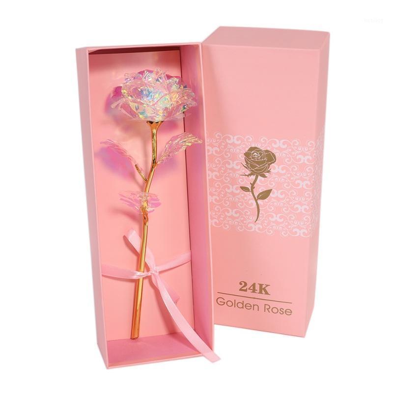 

Valentine's Day Gift Creative Gift Sky Rose With Box Home Decoration Artificial Flowers With Base1
