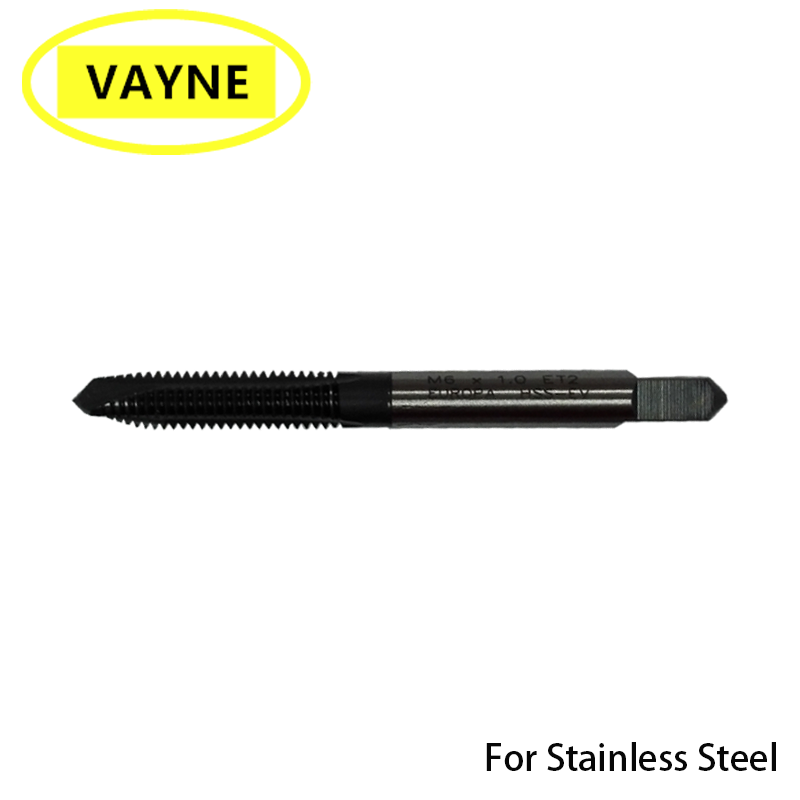 

VAYNE HSSE Metric machine Spiral Pointed Taps For Stainless Steels M6/M7*1 M8 Fine Thread screw tap M6/M7*0.5 M6/M7*0.75 Black