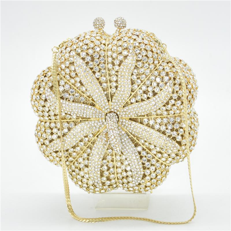 

New Women Accessories Beautiful Diamonds Luxury Clutches Bridal Wedding Party Purses Small Chain Shoulder Lady Handbags Purse, As pictures 7