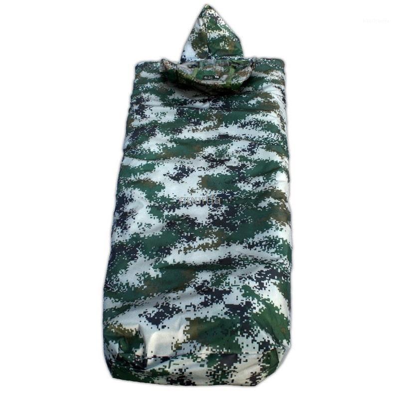 

Outdoor Waterproof Breathable Camouflage Nylon Thick Down Cotton Sleeping Bag Indoor Lunch Break Mummy Sleeping Bag 3 Season1