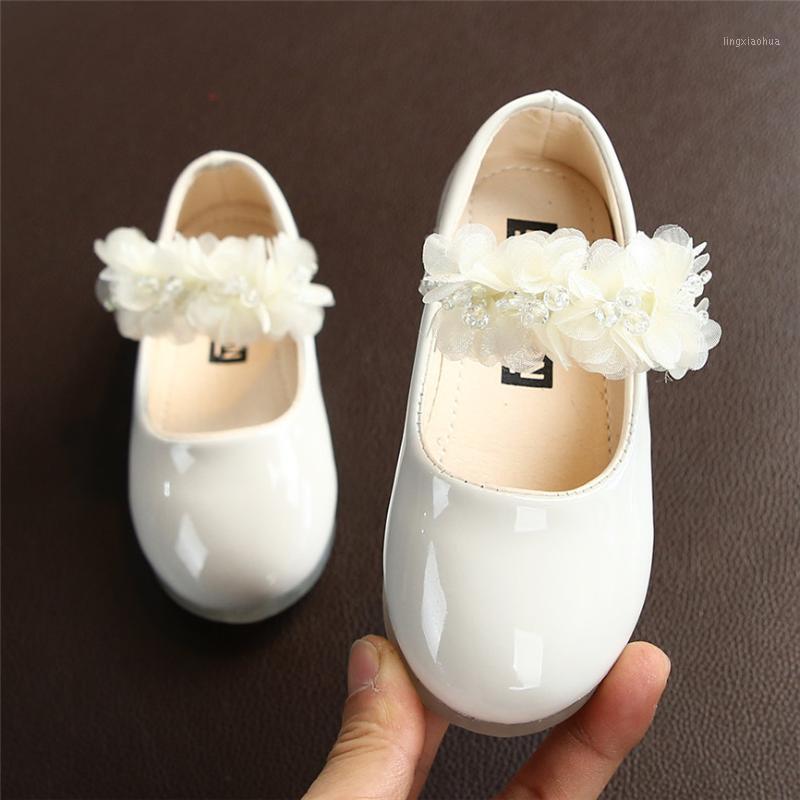 

Kids Shoes For Girl Fashion Sweet Lovely Kids Girls Lace Crystal Princess Shoe Solid Flower Party Leather Shoes Dance1, Black