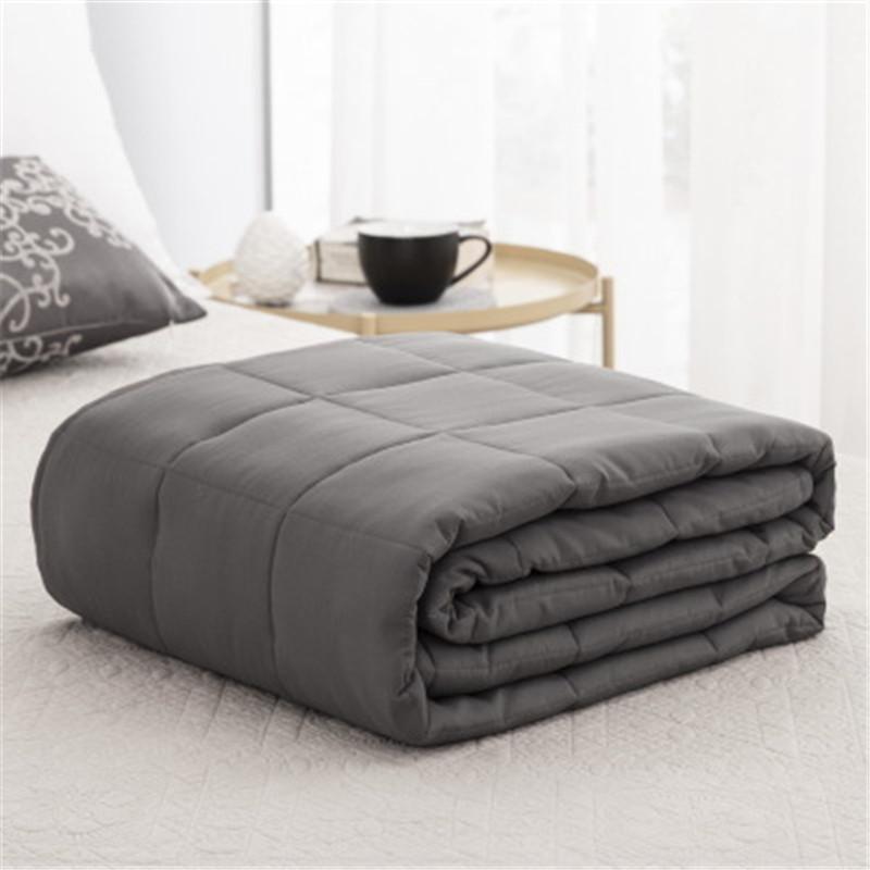 

Weighted Blanket Adult Full Queen Size Cotton Cover Heavy Blanket Reduce Anxiety Quilt For Bed Sofa Winter Comforter, C2