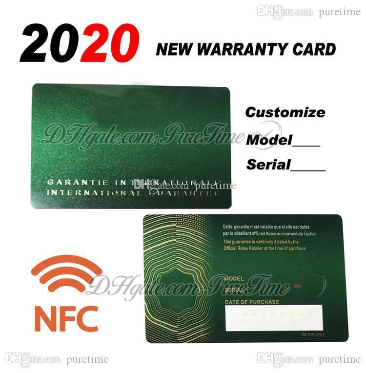 

2020 New Watch Green International Warranty Card Customize NFC Features 2021 New Styles Best Edition 116610 116500 126710 126660 Puretime A1