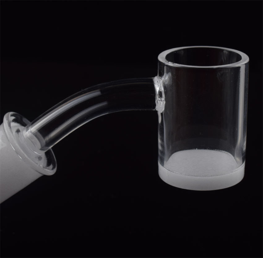 

45 90 Degrees 25mm XXL Flat Top Quartz Banger Smoking with 4mm Opaque Bottom Domeless Nail 10mm 14mm 18mm male Core Reactor Grail Nails