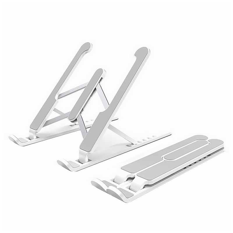 

Portable Laptop Stand Foldable Height Adjustable Support Base Computer Cooling Stand Hollow Design Laptop Holder