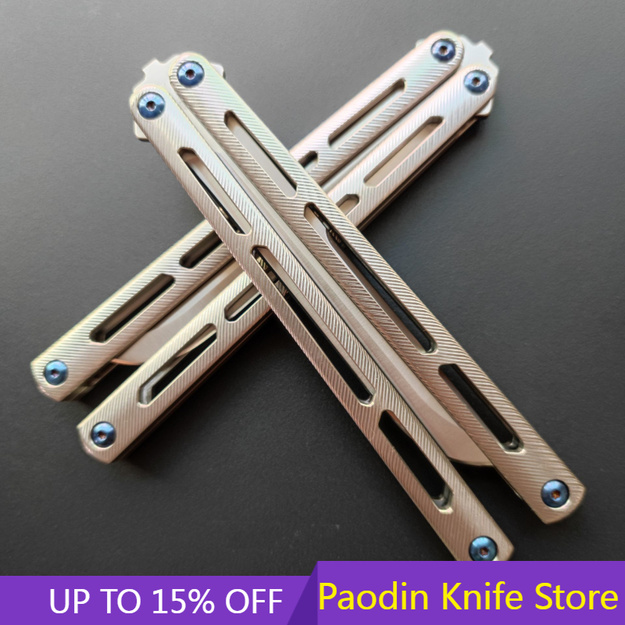 

baliplus tsunami Butterfly Trainer training Knife Bushings System Jilt Free-swinging EDC Knife