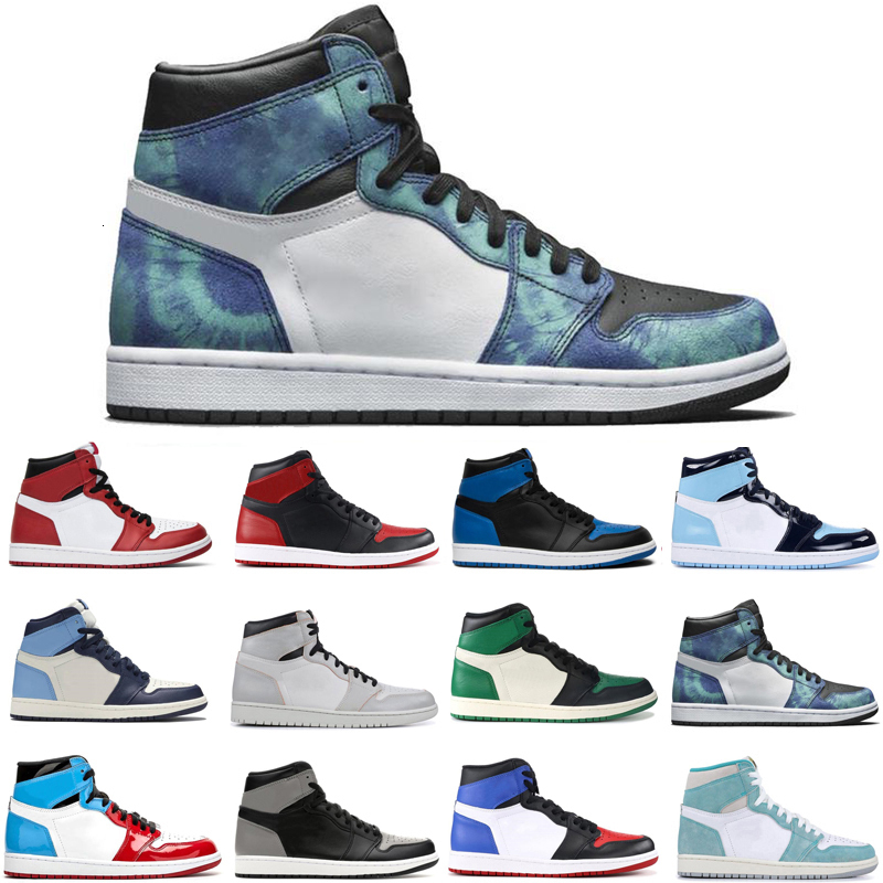 

New jumpman 1 1s men women basketball shoes Dark Mocha unc obsidian Gold toe pine green athletic mens womens trainers sports sneakers, #34 zen green