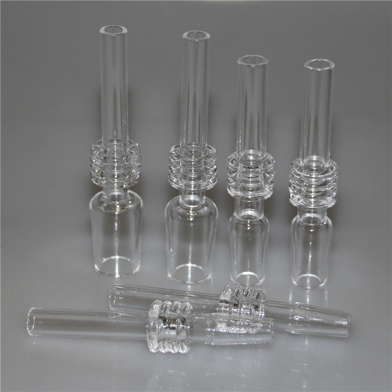 

New Smoking Quartz Tip For Nectar Collector Kits 10mm 14mm 18mm Clear Male Joint Quartz nail Tips