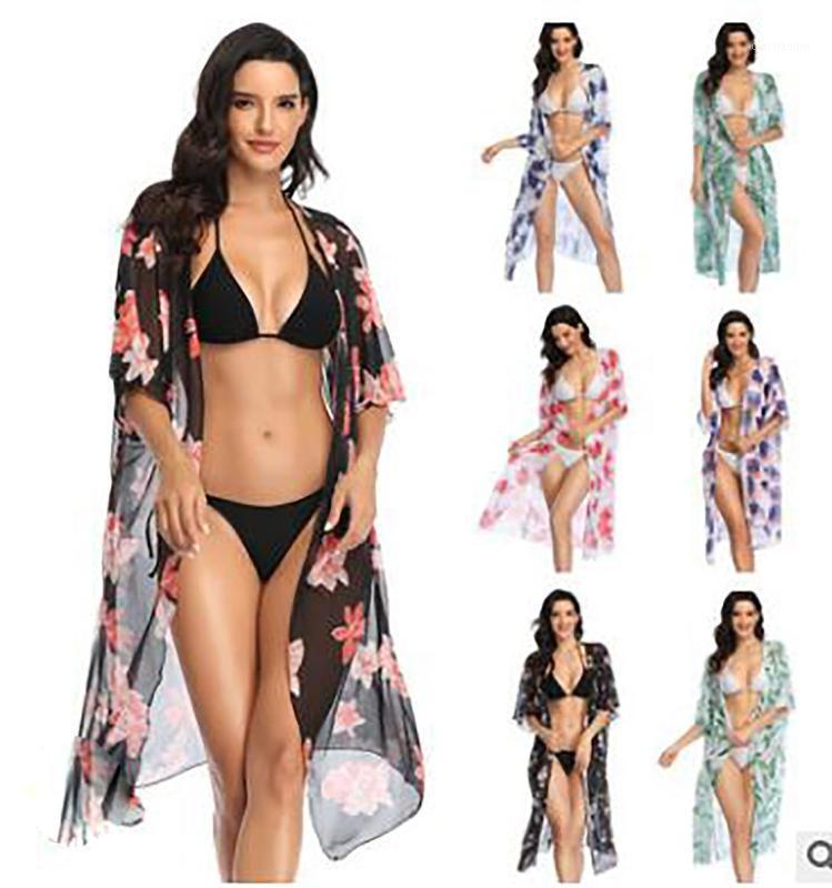 

Romexp Bikini 2020 Ladies Loose Sunscreen Veil Cover Sexy Hot Selling Beach Skirt  Pool Thong Bikini Set1