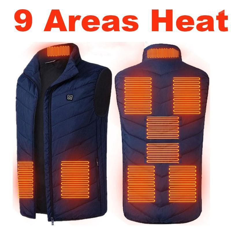 

Heated Vest Men Women Electric heated jacket Thermal Vest Jacket heating men tactical1, Black