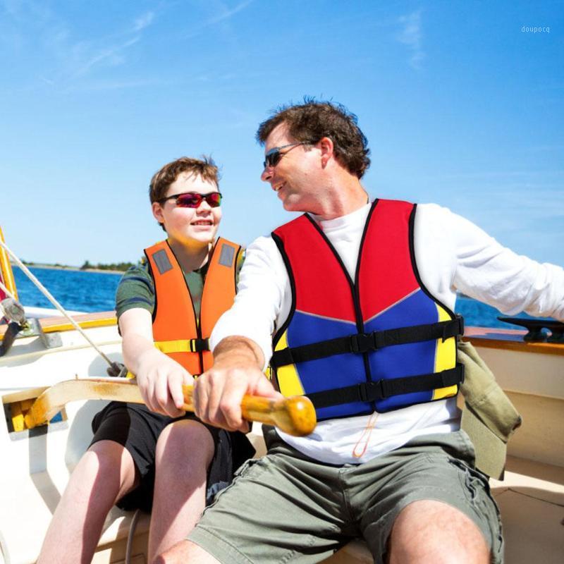 

Adult/Children Life Jacket Vest Swimwear Life Vests Jackets For Water Sports Man Jacket Swimming Boating Drifting1