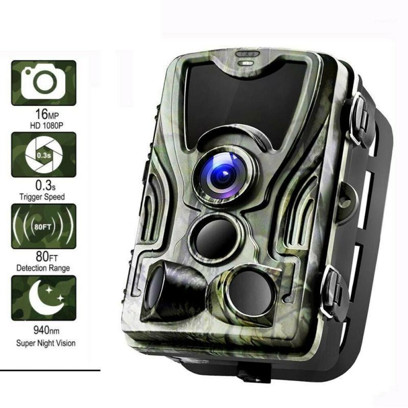

Cameras HC801A Hunting Trail Camera Night Version Wild 16MP 1080P IP65 Po Trap 0.3s Trigger Wildlife Security Cams1