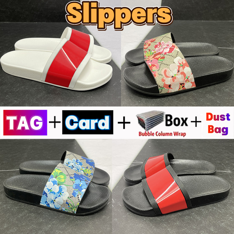 

Designer Slippers Multi-color Black Floral White Beige Gold Berry Fashion Slides Bloom Signature Red Sandals Triple Pink Platform Men Womens Sneakers Trainers, Bubble wrap packaging