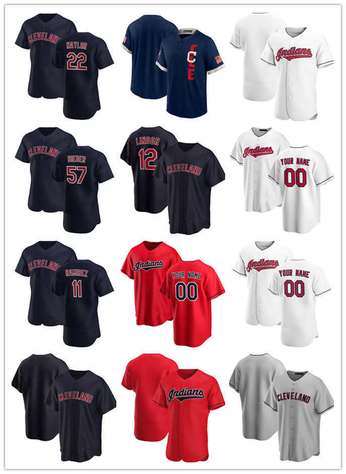 

Custom Jersey Cleveland''Indians''Mens women youth 11''Jose''Ramirez 12 Francisco Lindor 22 Josh Nay, Blue;black