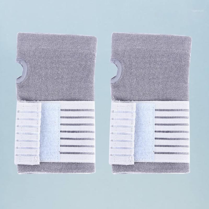 

2pcs Wrist Brace Durable Comfortable Wrist Support with Thumb Hole1, Grey