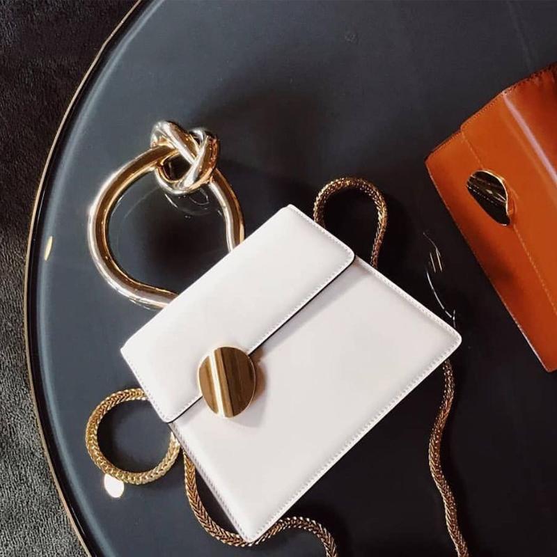 

Specially Designed Metal Handle Women Handbags Designer Shoulder Bag Luxury PU Leather Crossbody Bags Ladies Totes Purses, Black