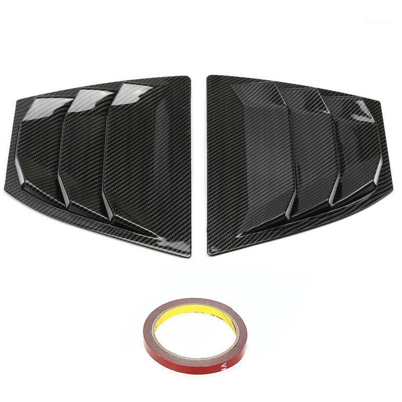 

for Mazda 3 Axela 2014-2020 Carbon Fiber ABS Rear Window Triple-cornered Bowl Cover Car Styling Accessories 2Pcs1, Other