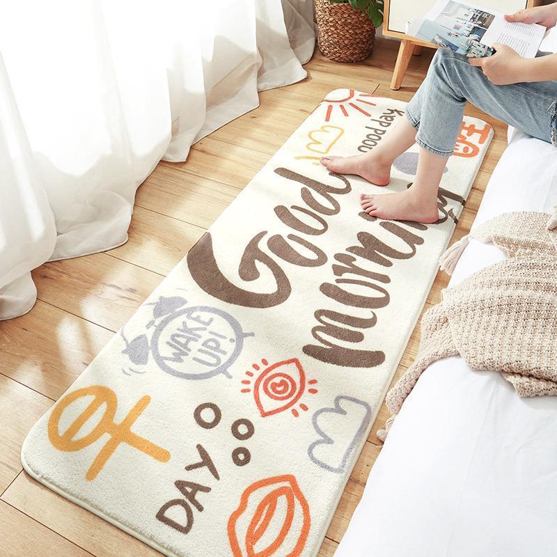 

Cartoon Pattern Non Slip Floor Rug Polyester Fiber Living Room Carpet Bedroom Bedside Rug Home Fashion Decorative tapete de sala1