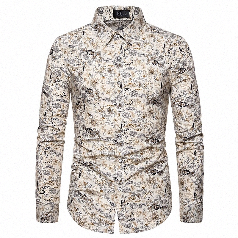 T-shirt pour hommes Autres impressions Symbole Bouton Down Collier Imprimer quotidien Tops à manches longues Plage A U0Q0 #