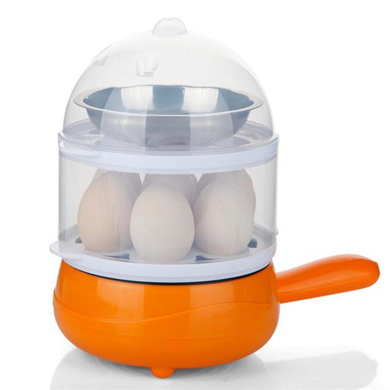 

DMWD 220V Mini Electric Cooker Egg Boiler Non-stick Steaming / Frying / Boiling 3 In 1 Breakfast Machine Automatic Power Off