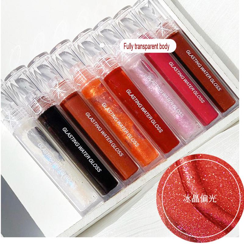 

Crystal jelly lip gloss lip gloss oil transparent moisturizing beauty makeup liquid lipstick does not fade, 02