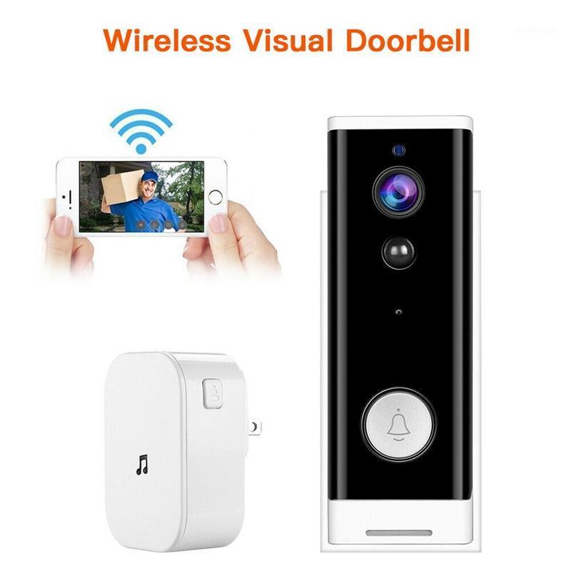 

WiFi Video Doorbell 1080P Wireless Smart Security Camera Door Bell 2-Way Talk PIR Motion Detection Night Vision Door Bell+DingDo1
