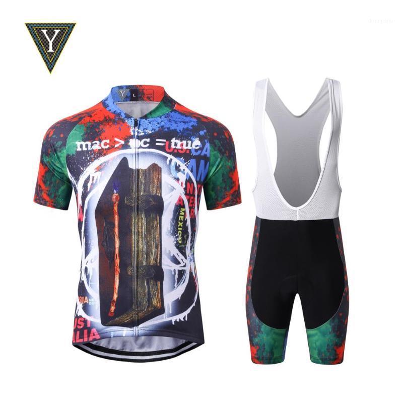 

Pro Summer Rock racing Cycling Jersey Set Mountain Bike Clothing MTB Bicycle Clothes Wear Maillot Ropa Ciclismo Men Cycling Set1, Pic color