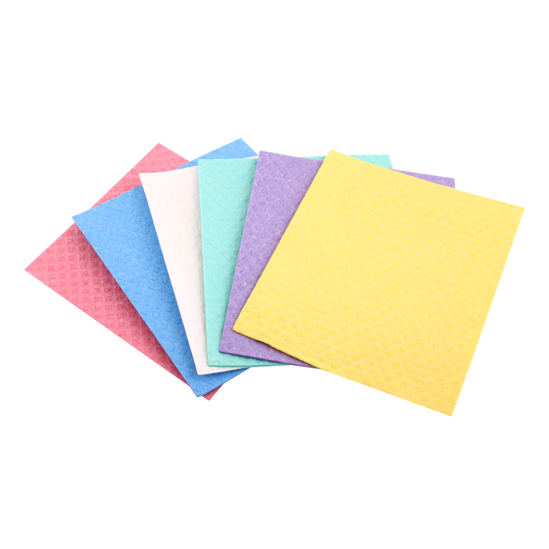 

Swedish Dishcloth Cellulose Sponge Cloths Solid Colors Or Customized Printed Cloth