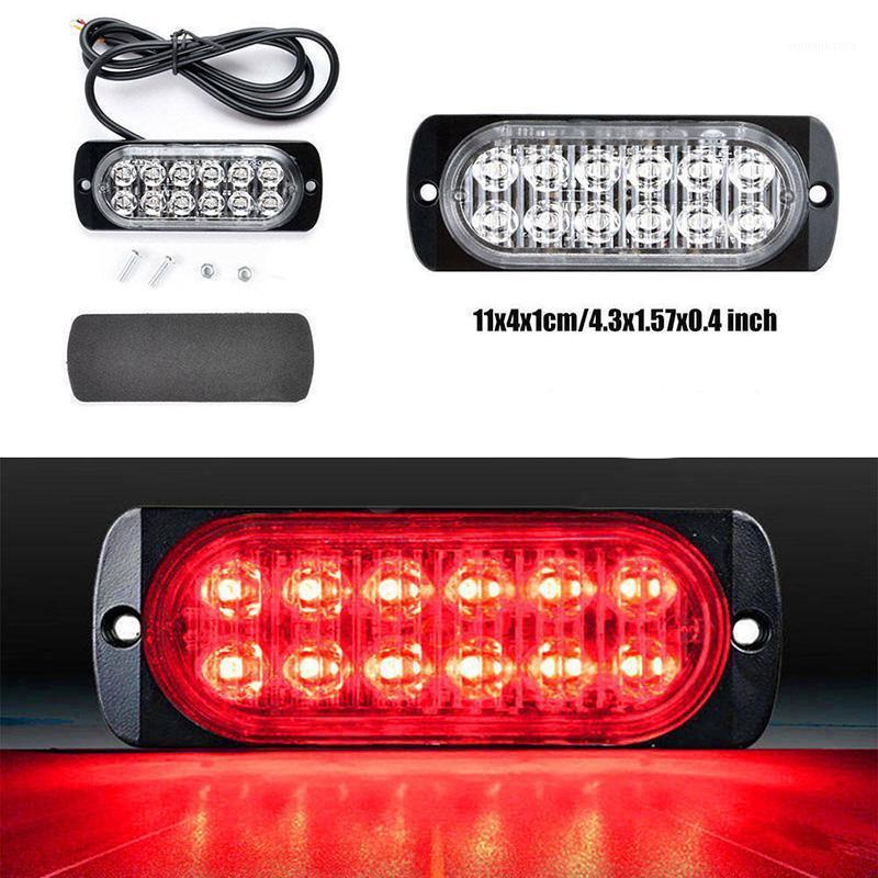 

Emergency Lights Hazard Flash Light Beacon Flashing Strobe Bar 6000-7000K 1pc Accessories Red