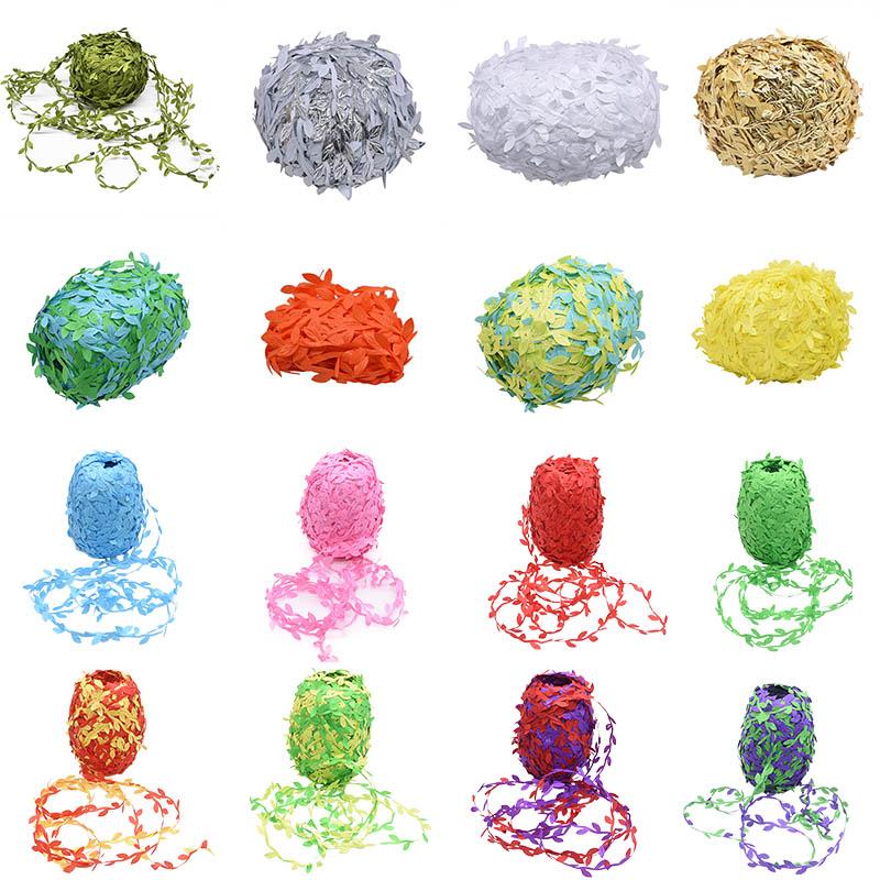 

Silk Artificial Green Leaves Rattan DIY Wedding Decoration Foliage Scrapbooking Craft Wreath Fake Leaf Leaves Vine for Home Deco