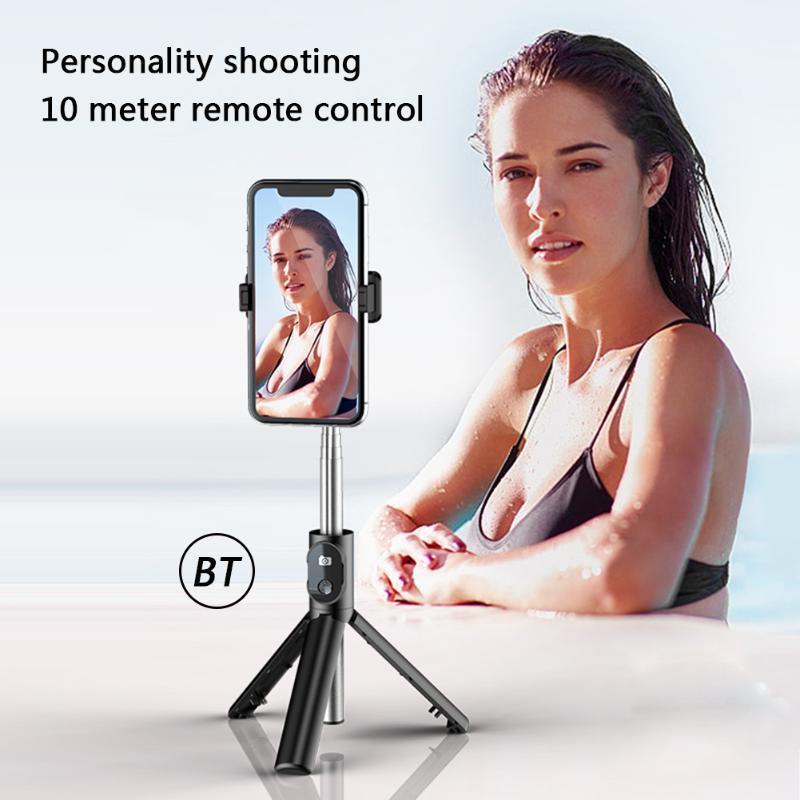 

Tripod Monopod Bluetooth Selfie Stick Extendable Mount Self-Timer Artifact Rod Tripod Bluetooth connect Handheld Selfie Stick1