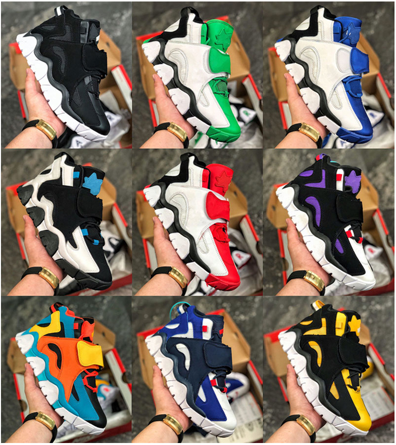 

2021 New Mens Basketball Shoes Barrage Mid QS Black HyperGrape Kids Trainers Sports Sneakers Size 40-47