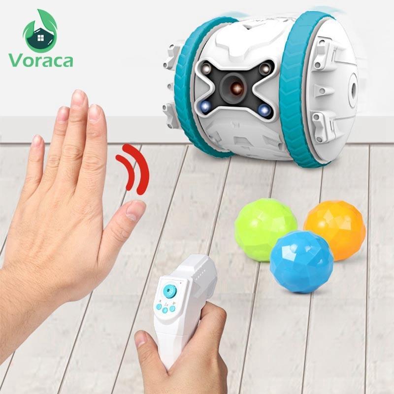 

Smart Robot Pet Toy Dog Playing Ball Cat Jumping Rolling Intelligent Remote Control Game Toys Follow Child Gift Rechargeable1