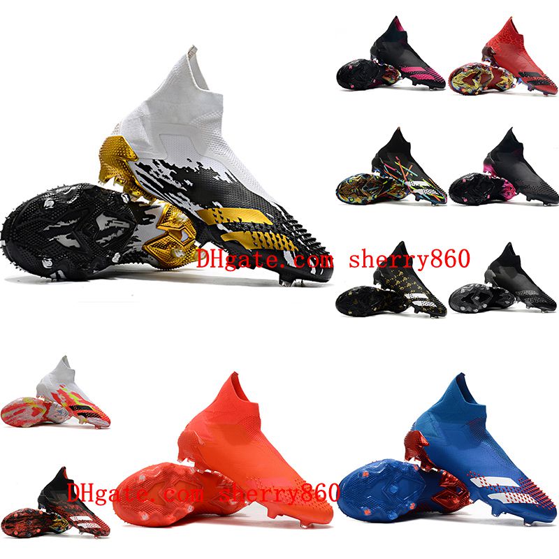 

2021 soccer shoes quality mens boys Predator Mutator 20 FG cleats women children football boots scarpe da calcio size 35-45, As picture 1